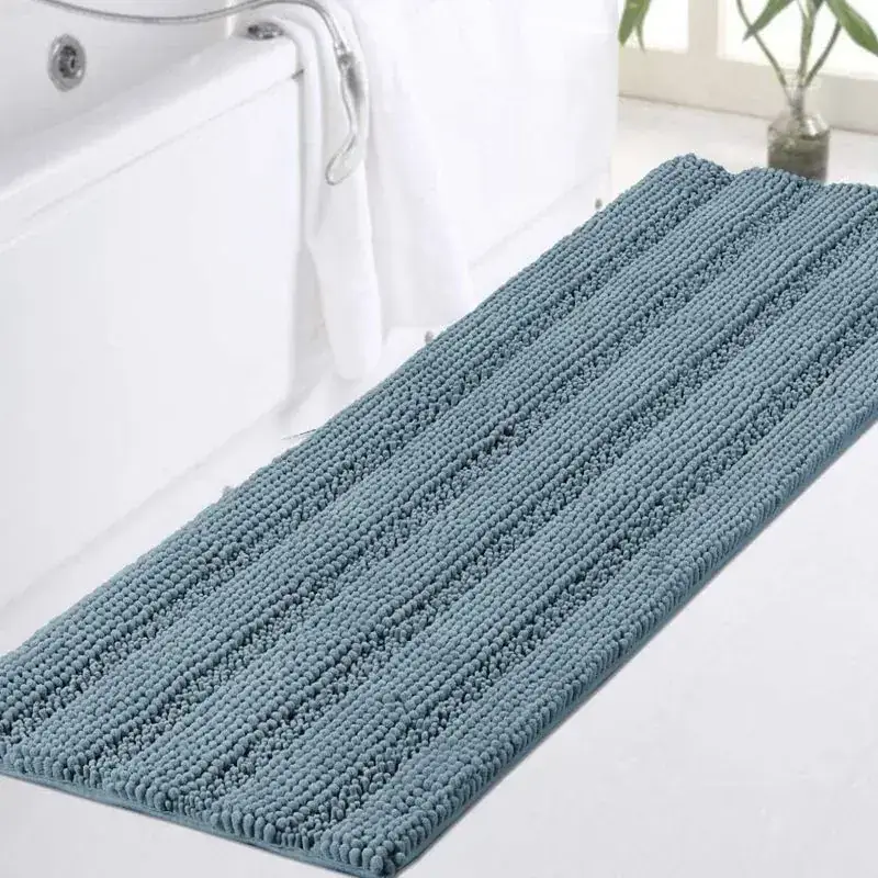 Turquoize Shaggy Chenille Sage Rug — view 2