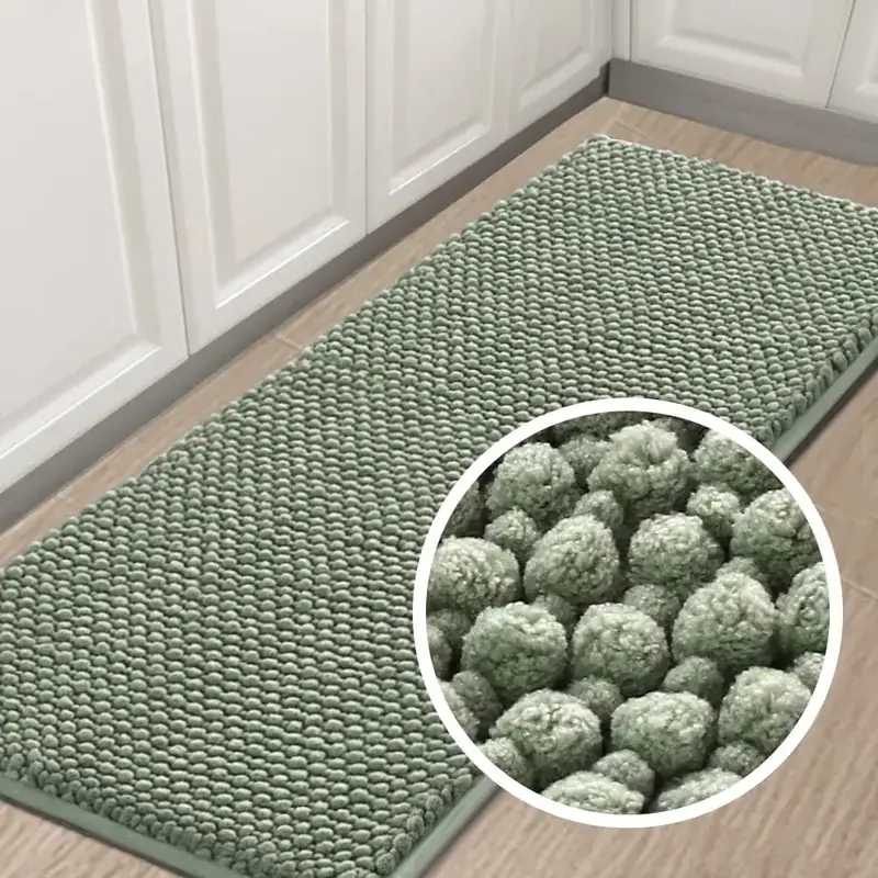 Turquoize Shaggy Chenille Sage Rug — view 4
