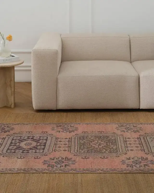 Revival Rugs Shell 100 Recycled Oeko-tex 2.5×9 Rug — view 2