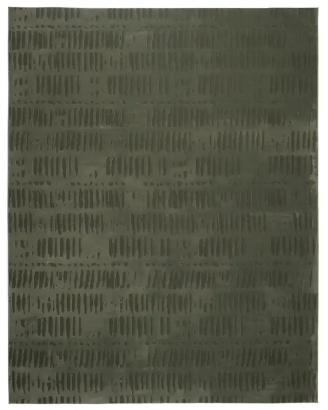 Revival Rugs Shell 100 Recycled Oeko-tex 4×6 Green Rug — view 4