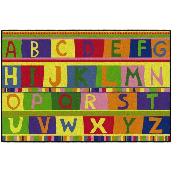 ACR Home 40 ABC Playroom Black Rug — view 2