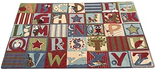 ACR Home 40 ABC Playroom Black Rug — view 3
