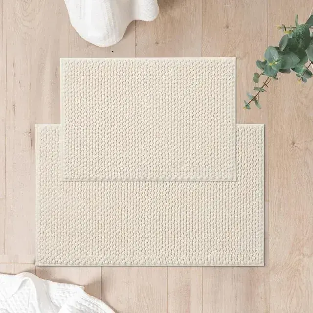 Freshmint Chenille Mats Of Beige Rug — view 4