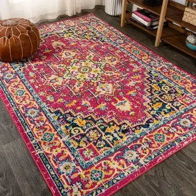 Jonathan Y Alacati Ogee Medallion Rug — view 2