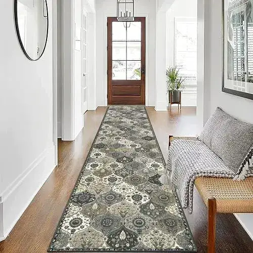 Lahome Moroccan Ultra-thin Geometric Rug — view 2