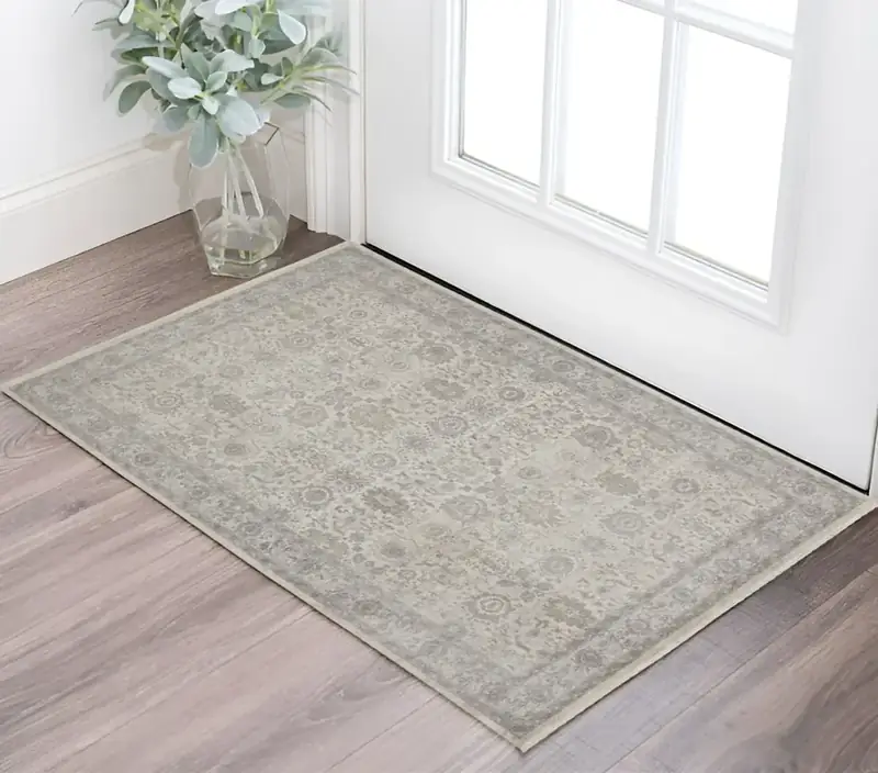Hazo Haus Mudroom Distressed Boho Aesthetic Rug — view 2