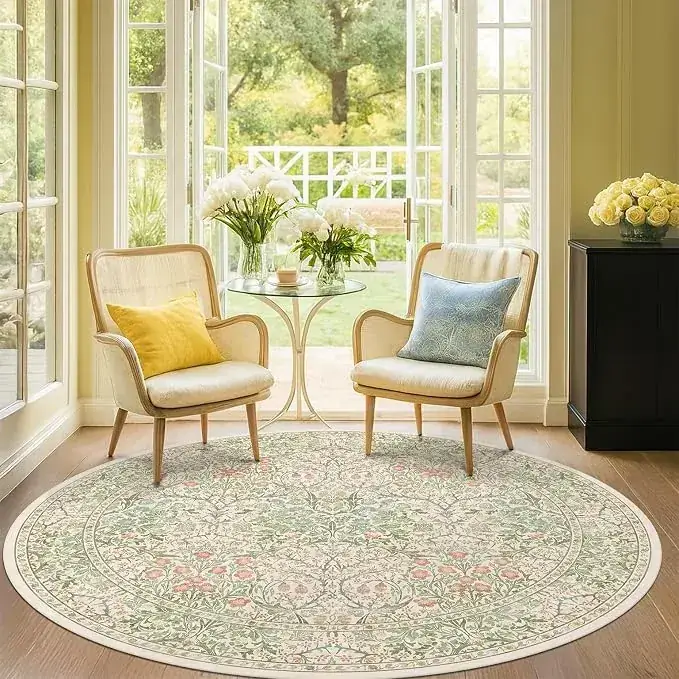 Hazo Haus Mudroom Distressed Boho Aesthetic Rug — view 3