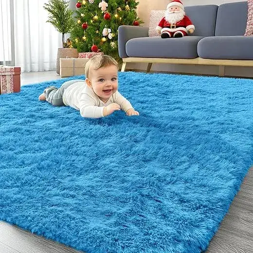 Olanly Fluffy Shaggy Floor Girls 4×6 Rug — view 3