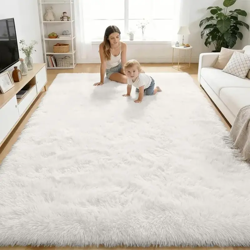 Olanly Fluffy Shaggy Floor Girls 4×6 Rug — view 4