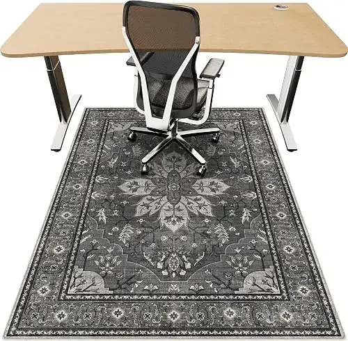 Besblee Chair Hardwood Tile Floor Rug — view 2