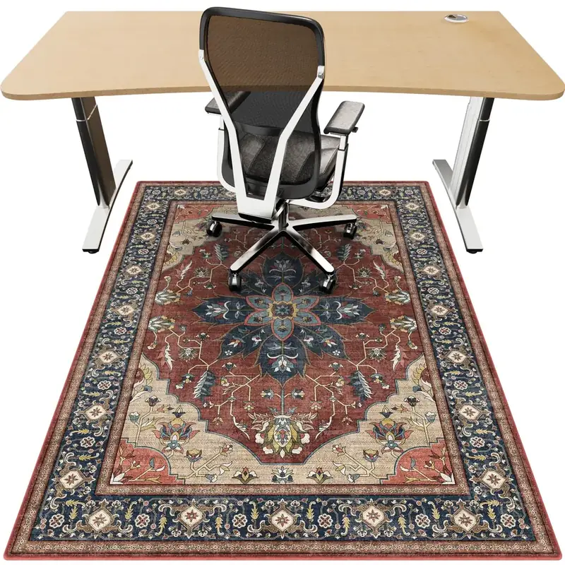 Besblee Chair Hardwood Tile Floor Rug — view 3