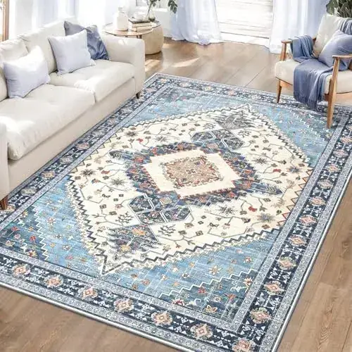 Yamaziot Boho Vintage Floor Distressed Rug — view 2