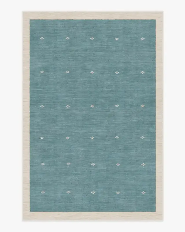 Ruggable Goop Luna Teal Cushioned Rug — view 2