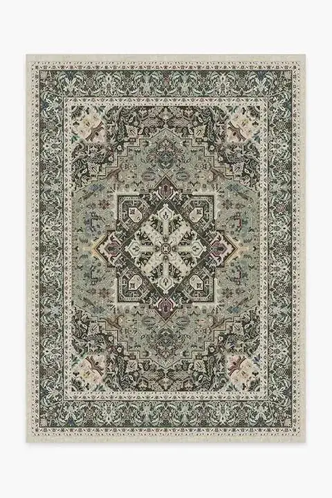 Ruggable Goop Luna Teal Cushioned Rug — view 3