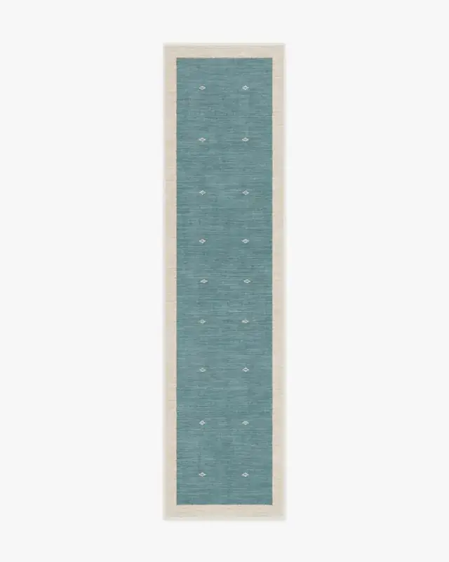 Ruggable Goop Luna Teal Cushioned Rug — view 4