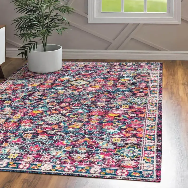 Jonathan Y Multi Square 8X Kemer Rug — view 3