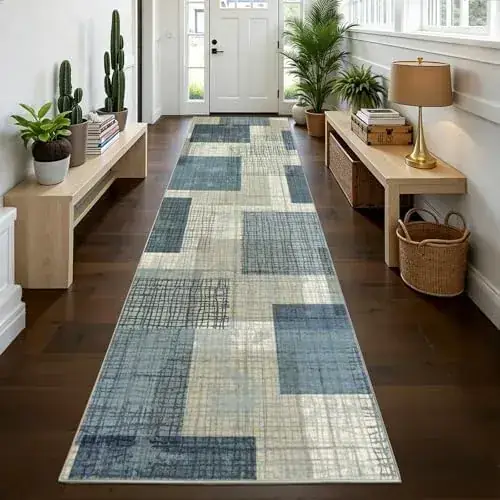 Royhome Hallways Abstract Rainbow Rug — view 2