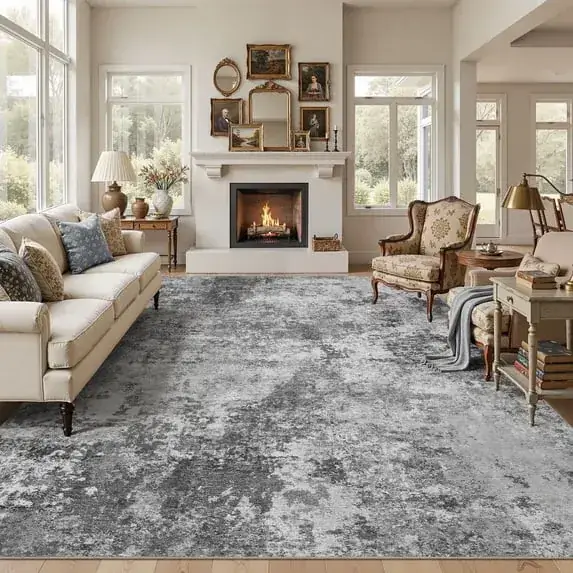 Ruaruarug Dark Grey Rug — view 4