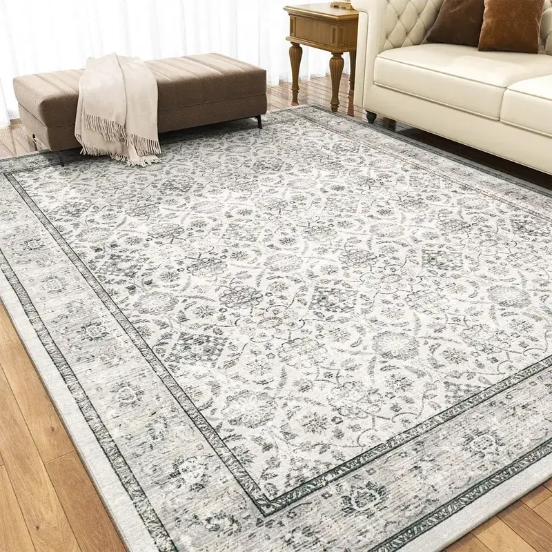 Vecarf Microfiber Vintage Design Backing Rug — view 4