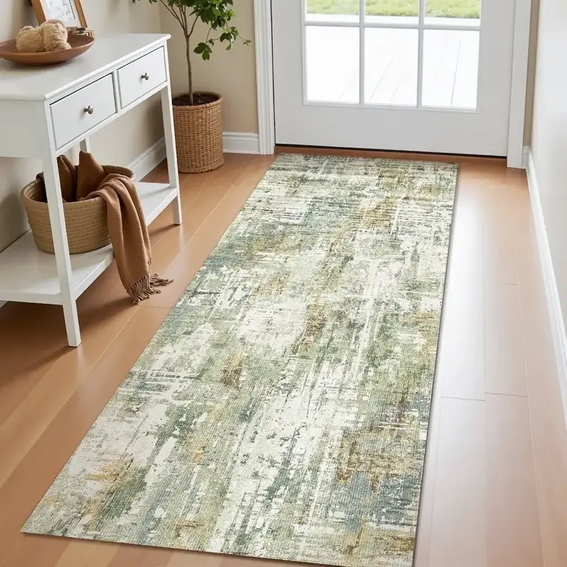 Rugcomf Rubber Backing Floral Animal Rug — view 3