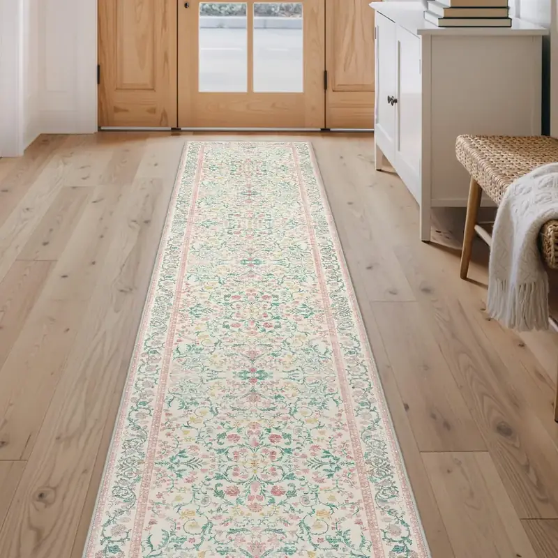 Grambet Floral Ultra-thin Hallways Rug — view 2