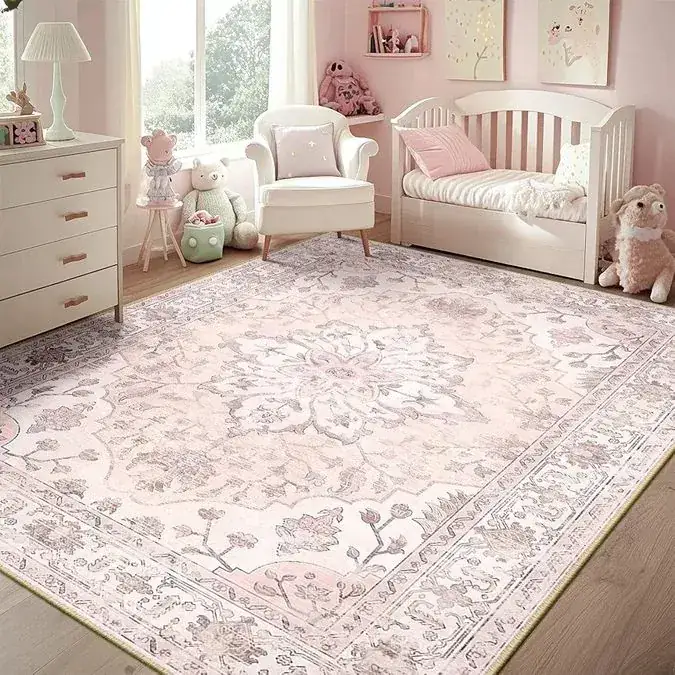 Zeeinx Beige Baby Girl Insect Rug — view 3