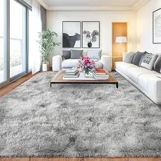 Vecarf Solid Brown Rug