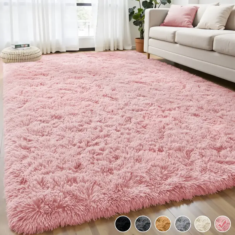 Vecarf Solid Brown Rug — view 4