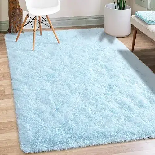 Amazon Basics Fluffy Shaggy 8′ 10 Rug — view 3
