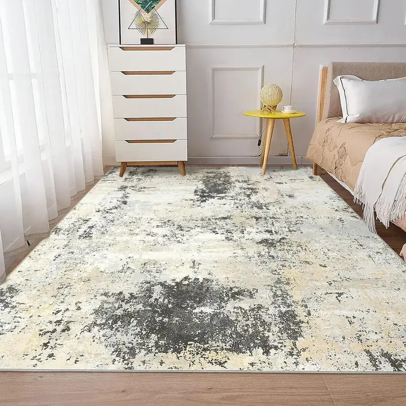 Losbulake Abstract Beige 9×12 Rug — view 4