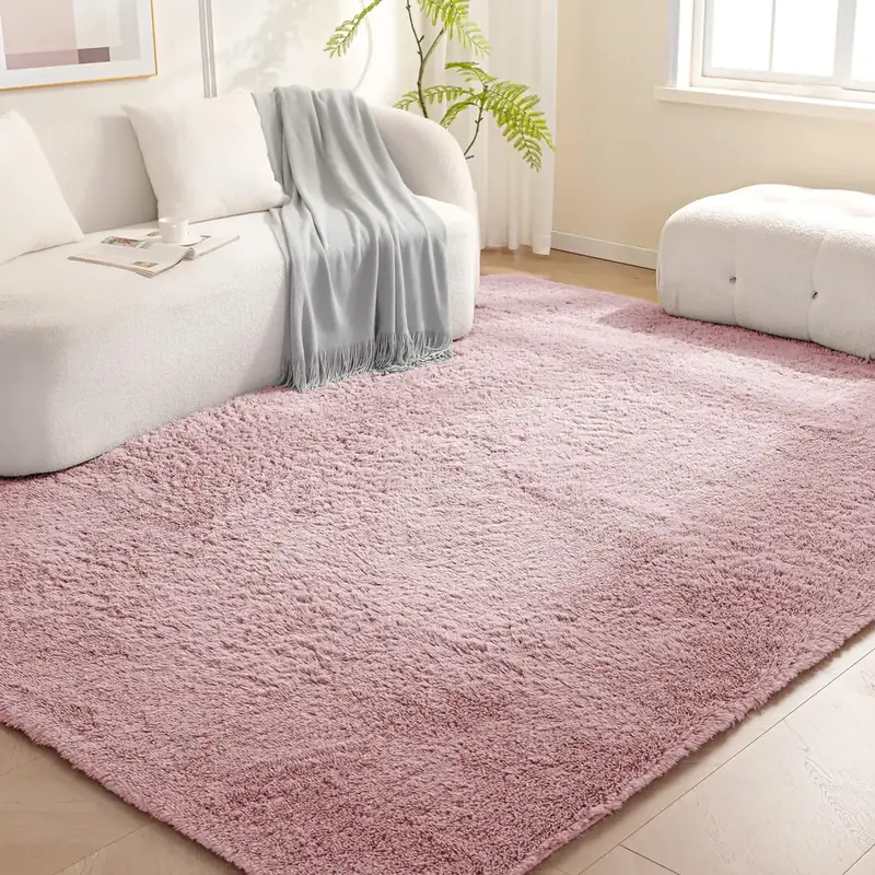 Amazon Basics Fluffy Shaggy 5′ 7 Rug — view 3
