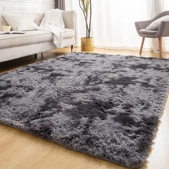 Amazon Basics Fluffy Shaggy 5′ 7 Rug — view 4
