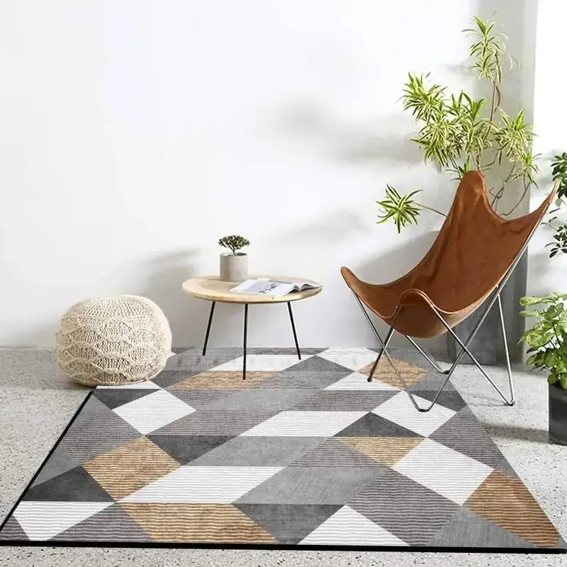 Amazon Basics Geometric Printed 5′ 7 Rug