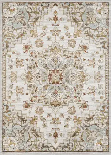 Pmtsns Retro Medallion Beige Rug — view 3