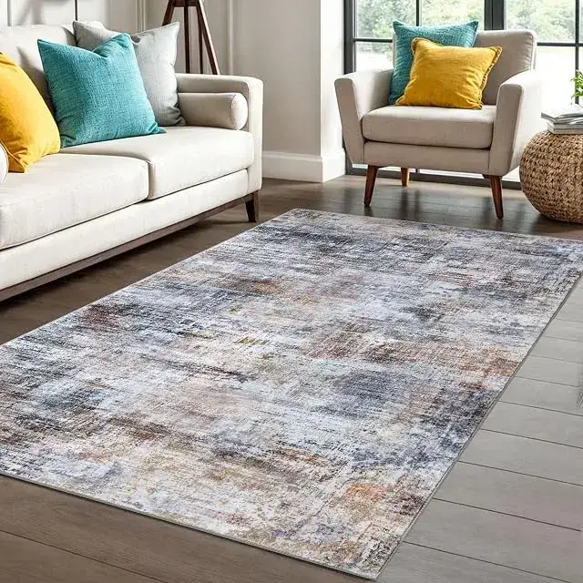 Iohouze Abstract Round Circle Round Rug — view 3
