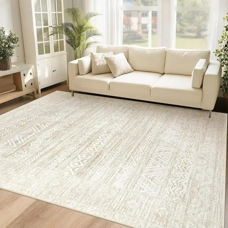 Vecarf Geometric Brown Rug — view 2