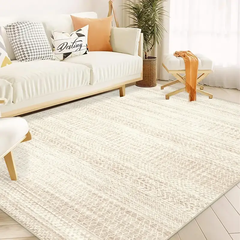 Vecarf Geometric Brown Rug — view 4