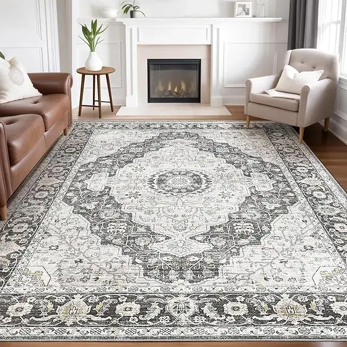 Losbulake Medallion Beige 9×12 Rug — view 2