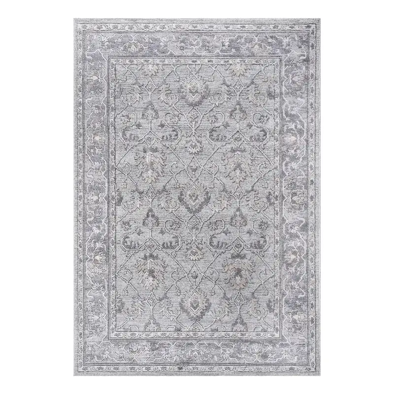 Mftkb Oriental Ivory Silver Rug — view 4
