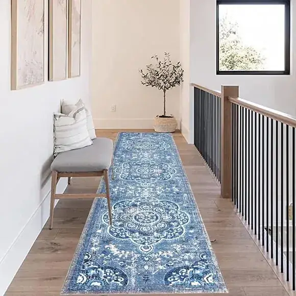 Yamaziot Boho Vintage Rubber Backing 3×12 Rug — view 3