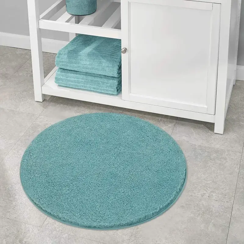 Byyvoo Round Circle Neutral Abstract Rug — view 2