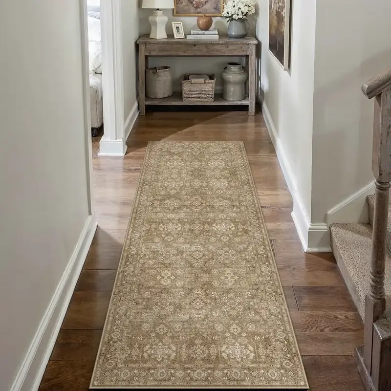 Ruicharm Abstract Beige Rug — view 2