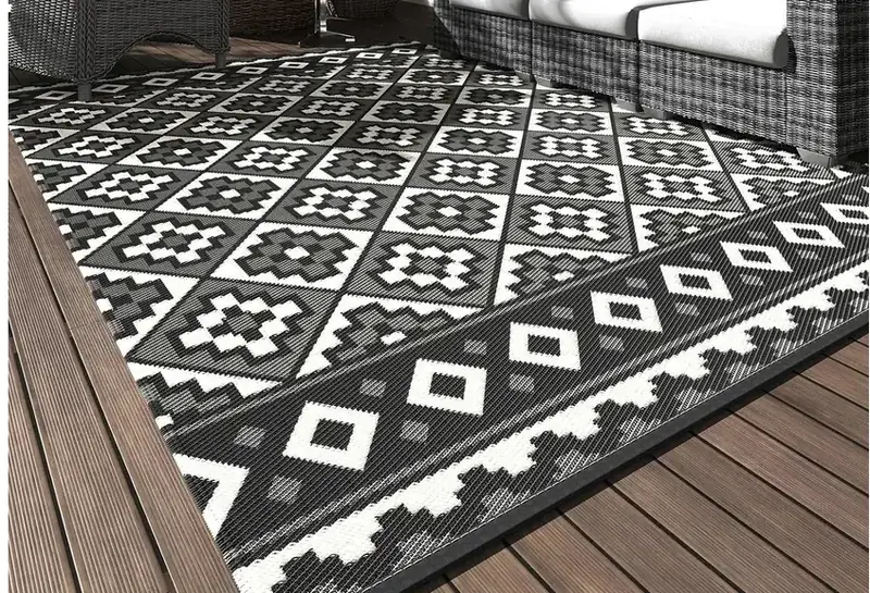 Lena Rug Branch Pattern Easy Clean Rug — view 2