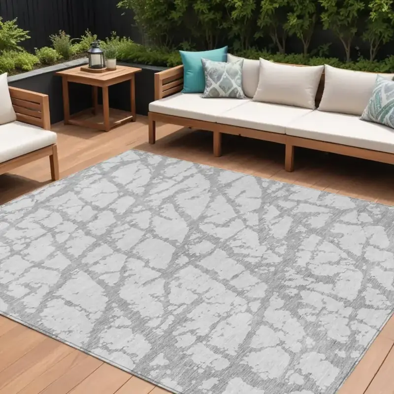 Lena Rug Branch Pattern Easy Clean Rug — view 3