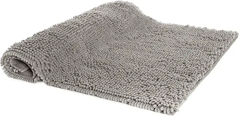 Amazon Basics Microfiber Absorbent Shag Lavender Rug