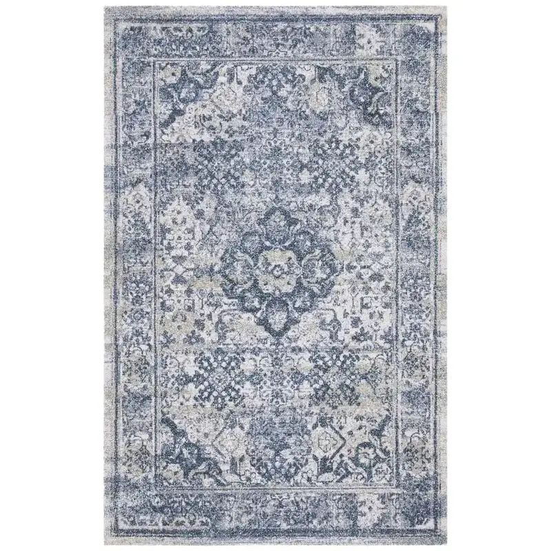 Safavieh Riviera Collection Navy Red Rug