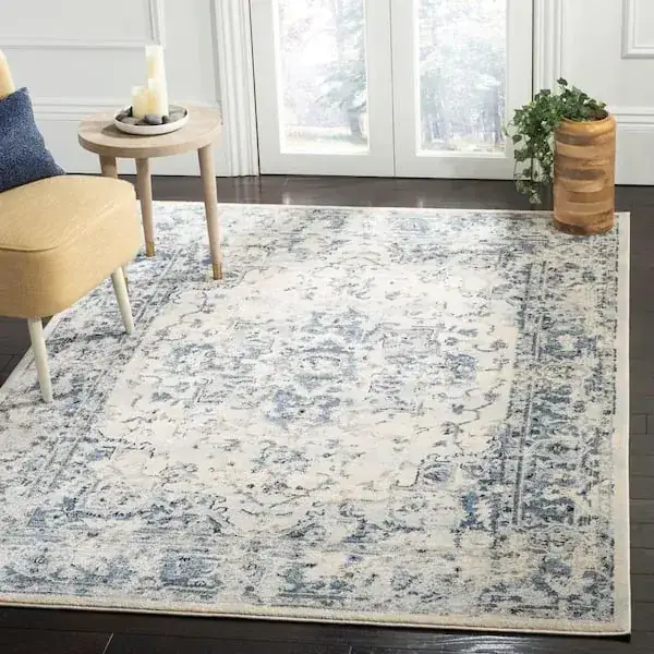 Safavieh Riviera Collection Navy Red Rug — view 3