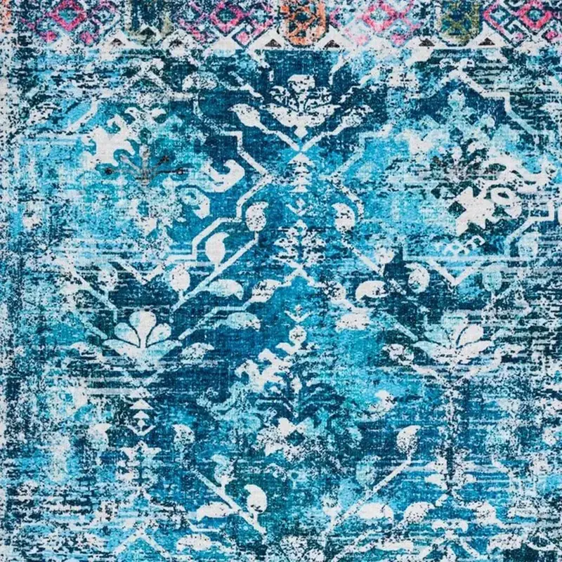 Safavieh Riviera Collection Navy Red Rug — view 4
