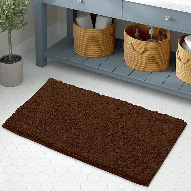 Arotive Chenille Shag Brown Rug — view 4
