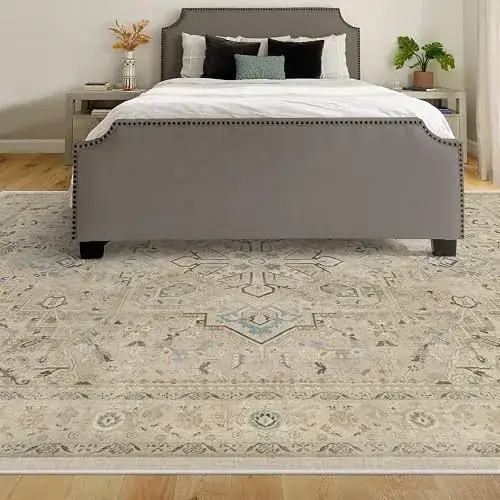 Ruggable Kamran Ivory Opal Vintage 9×12 Rug — view 3